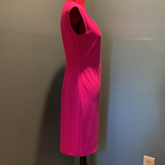 Merona Fuchsia Pink Sheath Dress Size Small - Picture 4 of 13